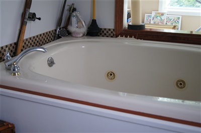 new tub installed