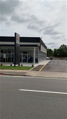 across the street view of Commack Mitsubishi