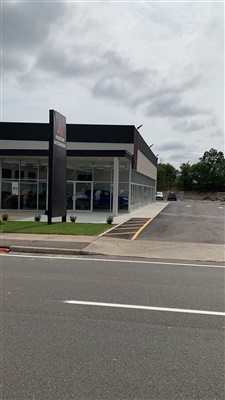 across the street view of Commack Mitsubishi