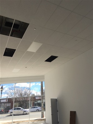 brand new ceiling remodeling