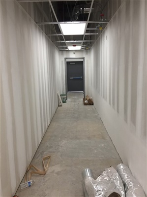 hallway remodeling for commercial building