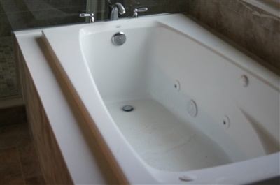 tub installation for bathroom